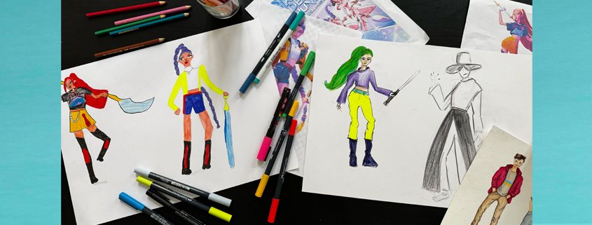 Demon Hunters K-pop Figuren Zeichenworkshop für Kinder