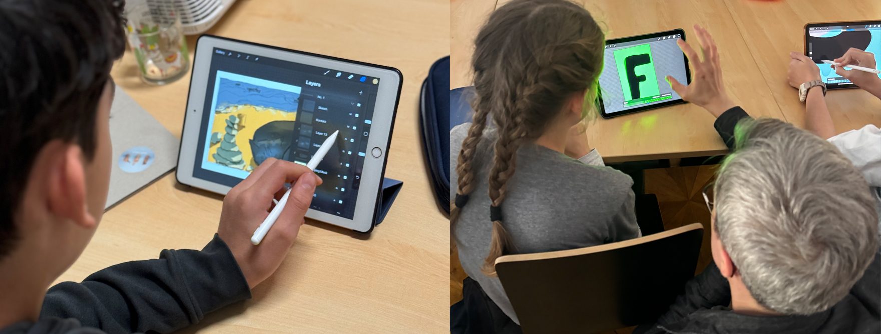 Digitaler Zeichenkurs für Jugendliche am iPad