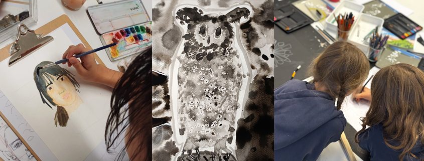Kunstkurs für Kinder bei studio linea