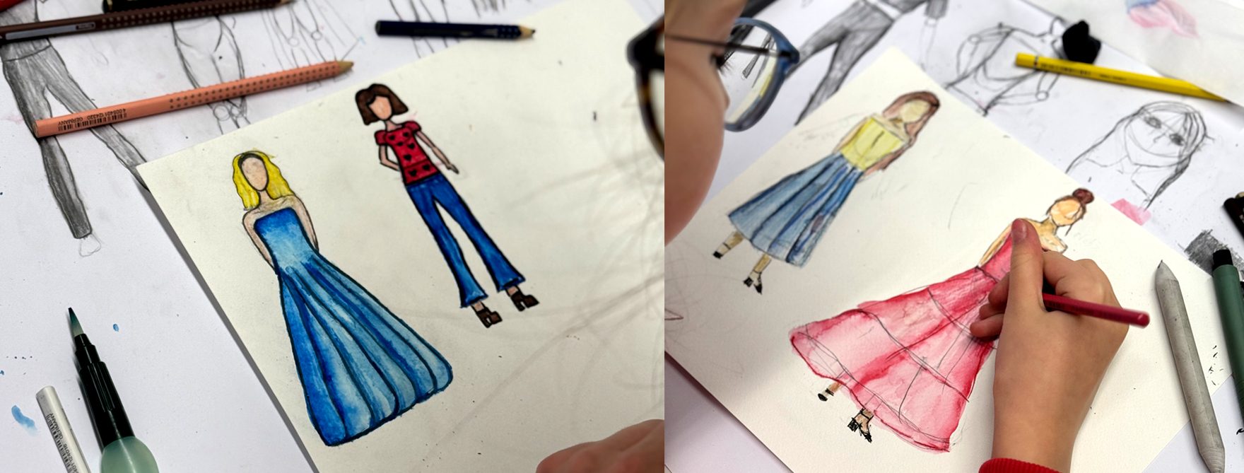 Modezeichnen Workshop für Kinder
