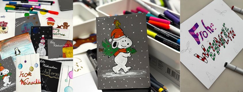 Weihnachtskarten Workshop für Kinder